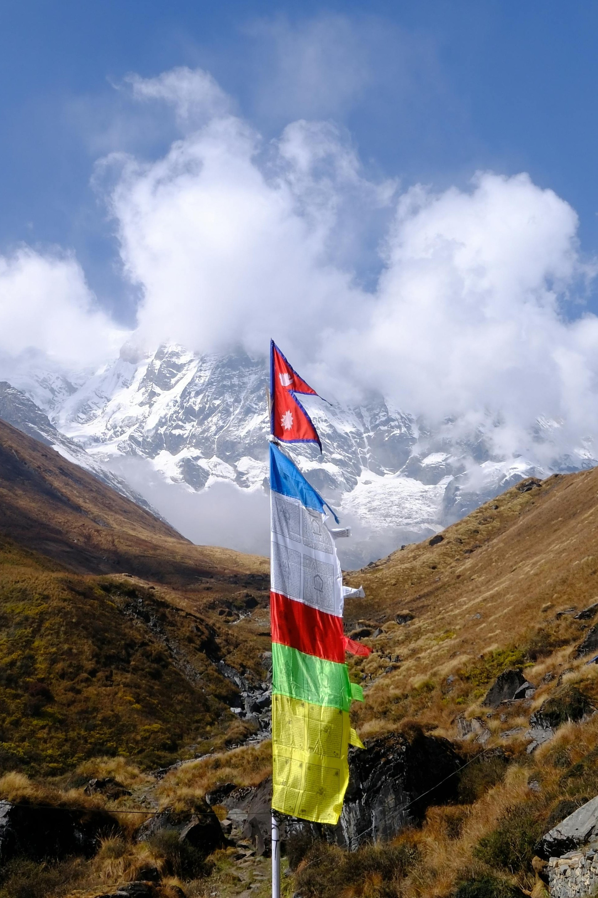 Nepal Himalayas view